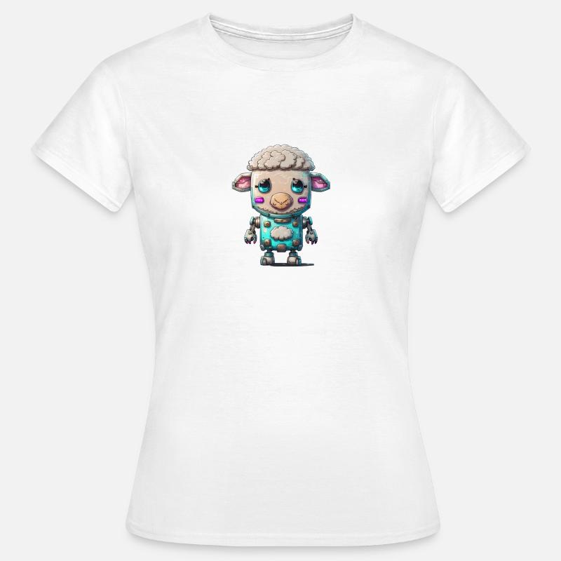 Robot Sheep - Women's T-Shirt - white