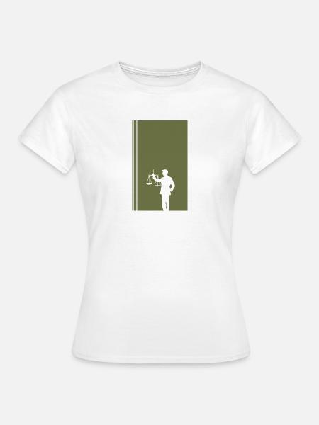 Anwalt Absatz Richter - Frauen T-Shirt - Weiß
