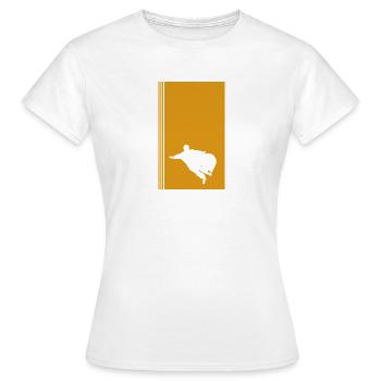 Wingsuit Fliegen Gleiter - Frauen T-Shirt - Weiß - Vorne - AI Model Female 172 dark (172cm)