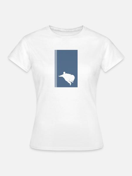 Wingsuit Gleiter - Frauen T-Shirt - Weiß