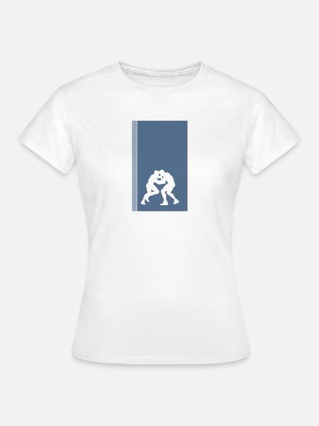 Wrestling Kampfkunst - Frauen T-Shirt - Weiß