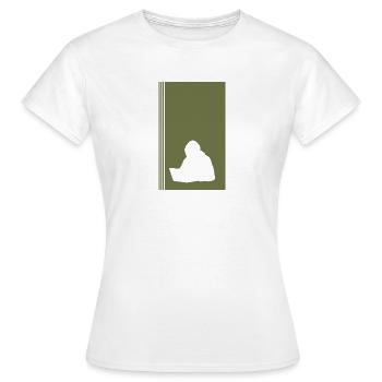 Computer science computer freak - Women's T-Shirt - white - Front - AI Model Female 172 dark (172cm)