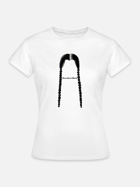 Black diversity - Frauen T-Shirt - Weiß
