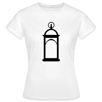 lanterne - T-shirt Femme - blanc - Devant - AI Model Female 172 dark (172cm)