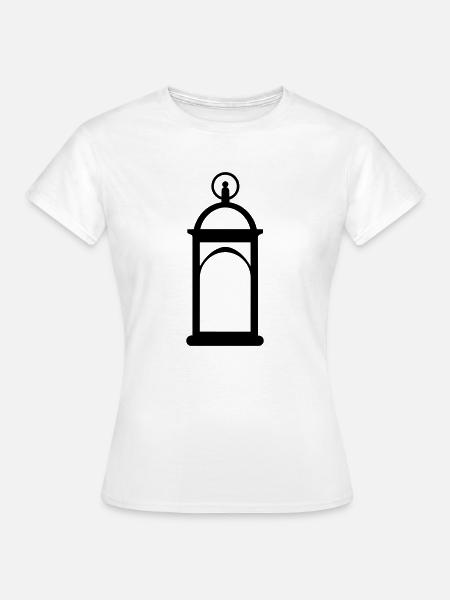 Laterne - Frauen T-Shirt - Weiß