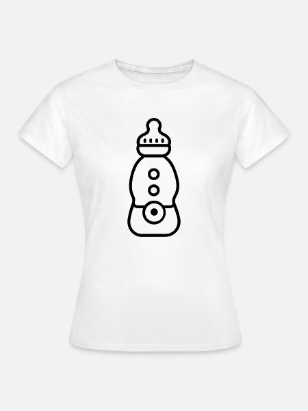 Flasche - Frauen T-Shirt - Weiß