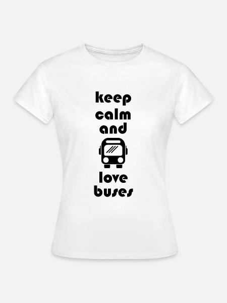 Bus Busfahrer Schulbus Autobus - Frauen T-Shirt - Weiß