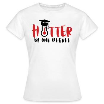 Funny graduate graduation graduates party gift - Women's T-Shirt - white - Front - AI Model Female 172 dark (172cm)