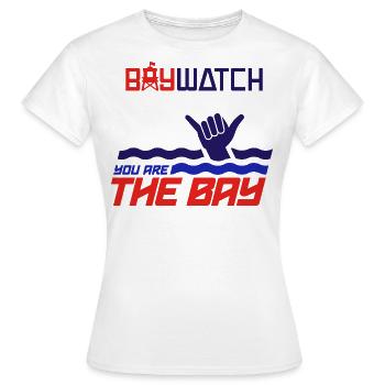 Baywatch Shaka You Are The Bay - Frauen T-Shirt - Weiß - Vorne - AI Model Female 172 dark (172cm)