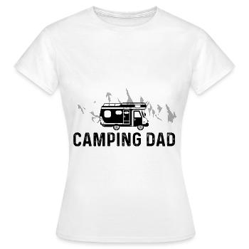 Camping Vati - - Frauen T-Shirt - Weiß - Vorne - AI Model Female 172 dark (172cm)