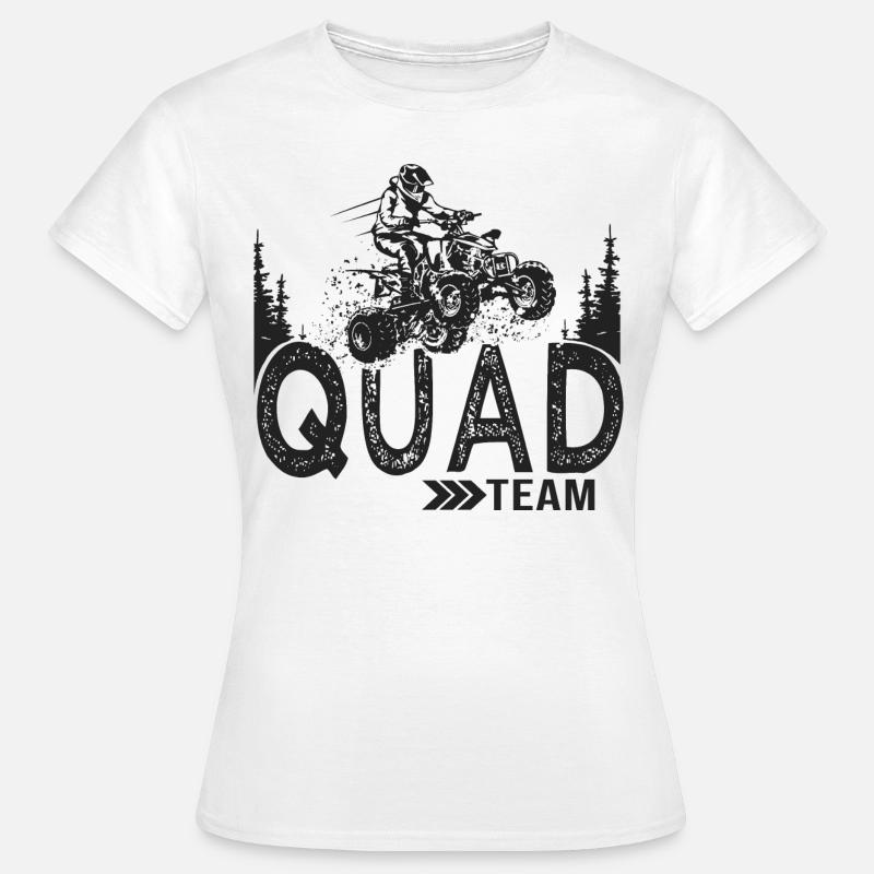 Quad team quad atv quad quad utv - Women's T-Shirt - white