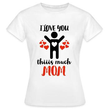 Mother's Day, Mother's Day, Mother's Day, Mother's - Women's T-Shirt - white - Front - AI Model Female 172 dark (172cm)