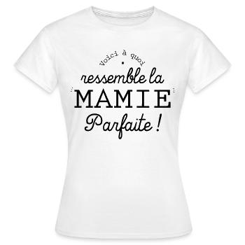 Perfect Granny Gift - Women's T-Shirt - white - Front - AI Model Female 172 dark (172cm)
