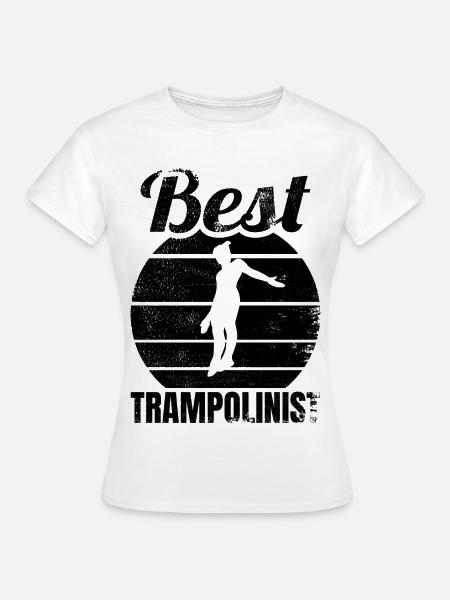 Bester Trampolinspringer - Frauen T-Shirt - Weiß