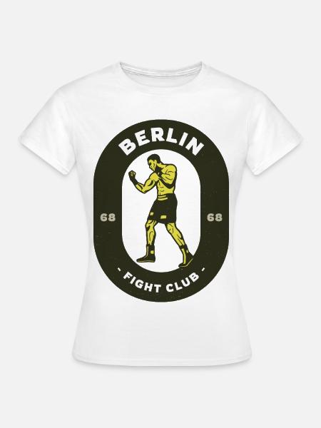 Berlin Fight Club Logo - Frauen T-Shirt - Weiß