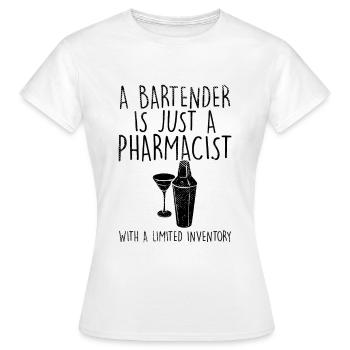 Barkeeper - Frauen T-Shirt - Weiß - Vorne - AI Model Female 172 dark (172cm)