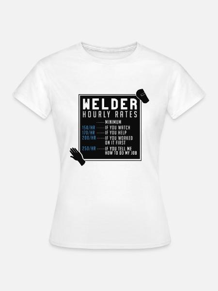Schweißer - Frauen T-Shirt - Weiß