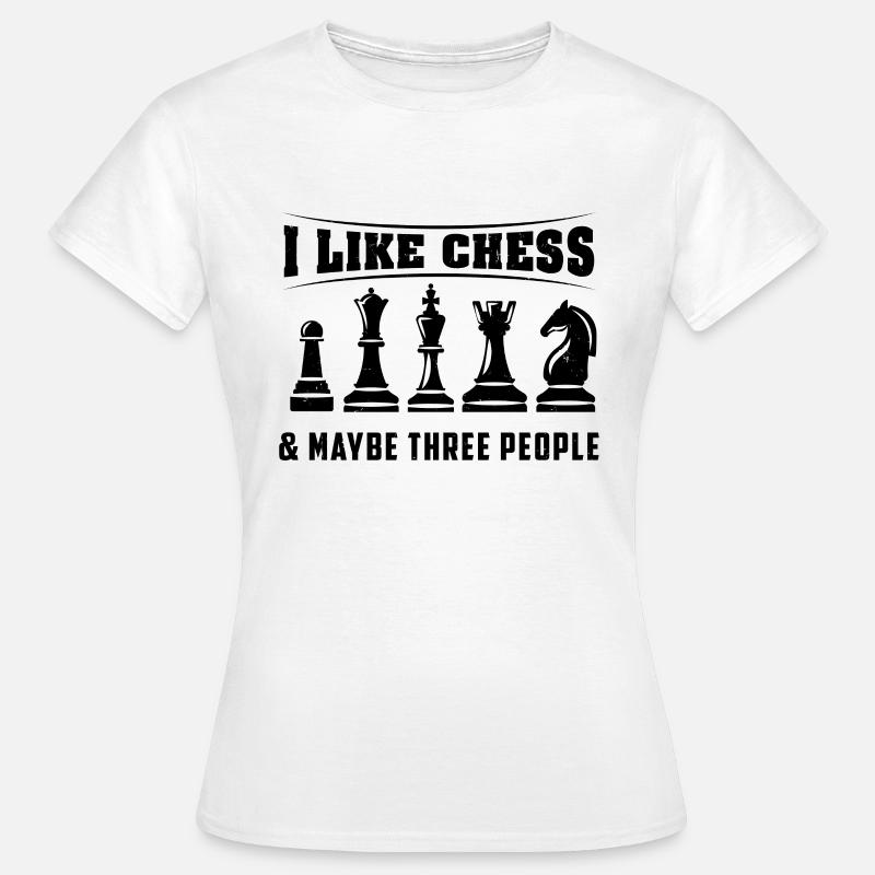 Chess - I Like Chess - Women's T-Shirt - white
