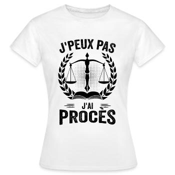 Rechtsanwalt - Justiz - Recht - Frauen T-Shirt - Weiß - Vorne - AI Model Female 172 dark (172cm)