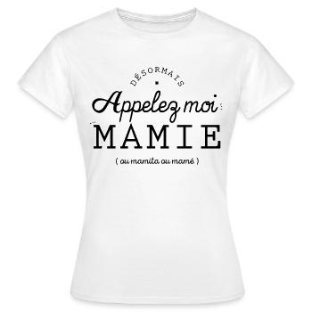 New granny - Women's T-Shirt - white - Front - AI Model Female 172 dark (172cm)