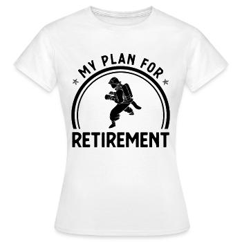 Mon régime de retraite - - T-shirt Femme - blanc - Devant - AI Model Female 172 dark (172cm)