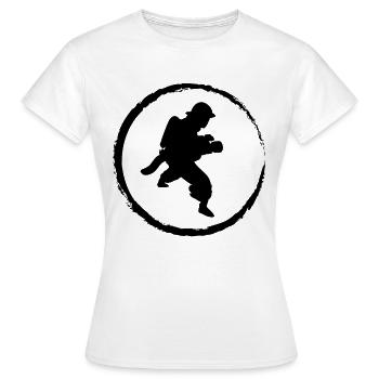 Kreis und Feuer Brigader - - Frauen T-Shirt - Weiß - Vorne - AI Model Female 172 dark (172cm)