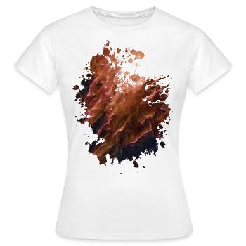 Feuerwerk - Frauen T-Shirt - Weiß - Vorne - AI Model Female 172 dark (172cm)