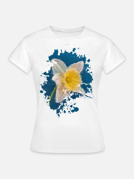 Blume - Frauen T-Shirt - Weiß