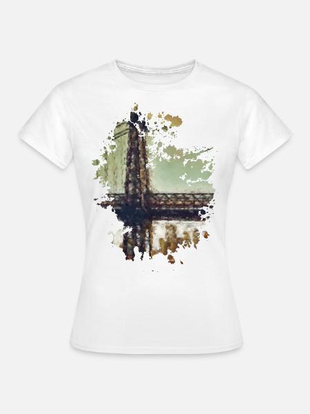 Brücke - Frauen T-Shirt - Weiß