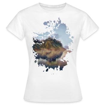 Landschaft - Frauen T-Shirt - Weiß - Vorne - AI Model Female 172 dark (172cm)