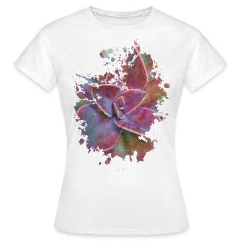 Pflanze - Frauen T-Shirt - Weiß - Vorne - AI Model Female 172 dark (172cm)
