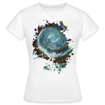 Spirale - Frauen T-Shirt - Weiß - Vorne - AI Model Female 172 dark (172cm)