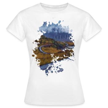 Straße - Frauen T-Shirt - Weiß - Vorne - AI Model Female 172 dark (172cm)