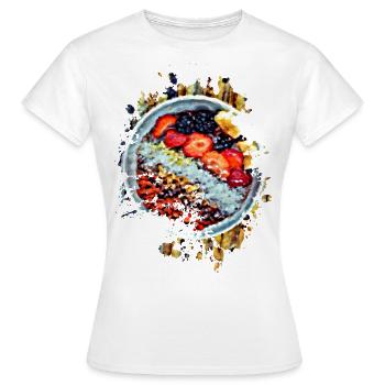 Fruit Bowl - Frauen T-Shirt - Weiß - Vorne - AI Model Female 172 dark (172cm)