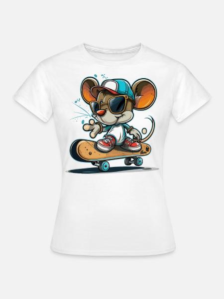 Mausbewegungen - Frauen T-Shirt - Weiß