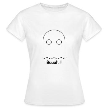 Spectre blanc - T-shirt Femme - blanc - Devant - AI Model Female 172 dark (172cm)