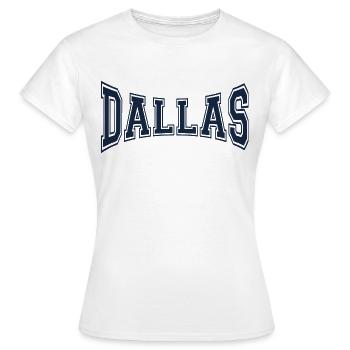 Dallas - T-shirt Femme - blanc - Devant - AI Model Female 172 dark (172cm)