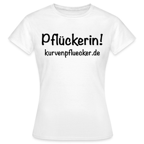 SVG Pflückerin url black - Frauen T-Shirt