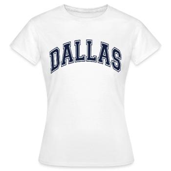 Dallas - T-shirt Femme - blanc - Devant - AI Model Female 172 dark (172cm)