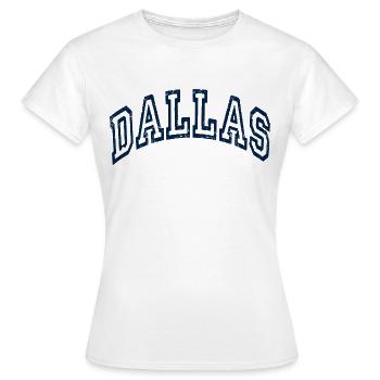 Dallas - T-shirt Femme - blanc - Devant - AI Model Female 172 dark (172cm)