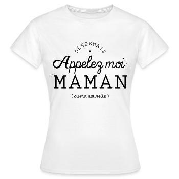 Jetzt Mama - Frauen T-Shirt - Weiß - Vorne - AI Model Female 172 dark (172cm)