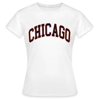 Chicago - T-shirt Femme - blanc - Devant - AI Model Female 172 dark (172cm)