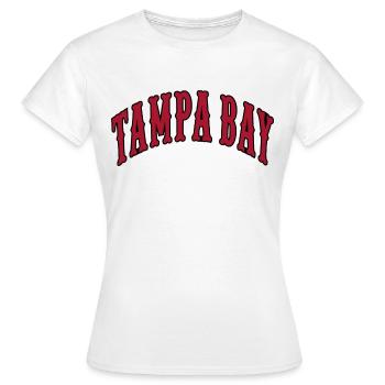Tampa Bay - Women's T-Shirt - white - Front - AI Model Female 172 dark (172cm)