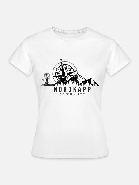NordKapp North Cap Nord - T-shirt dam - vit