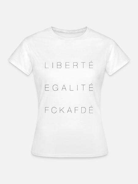 FCK AFD - Frauen T-Shirt - Weiß