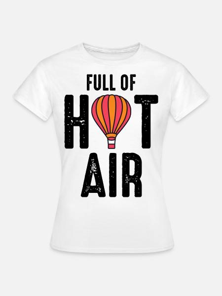 Heißluftballonfahrt Hopper Ballonfahrt Ballonfahrer - Frauen T-Shirt - Weiß