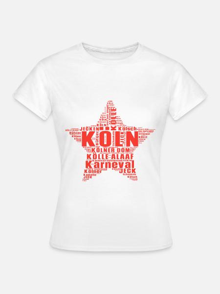 Kölner Karneval Stern Köln - Frauen T-Shirt - Weiß