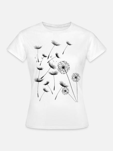 Pusteblume - Frauen T-Shirt - Weiß