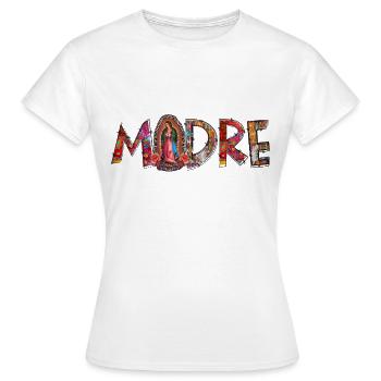 Madre Notre-Dame - T-shirt Femme - blanc - Devant - AI Model Female 172 dark (172cm)