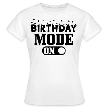 Mode Anniversaire sur Mode Anniversaire sur - T-shirt Femme - blanc - Devant - AI Model Female 172 dark (172cm)
